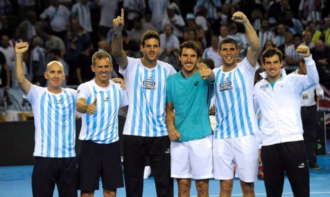راهیابی تیم تنیس ارجنتین به فینال مسابقات دیویس کاپ 